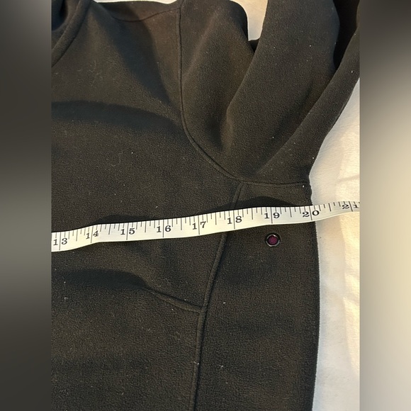 Athleta Women's Swara Fleece Hooded Embroidered Black Purple Jacket Size S - Picture 12 of 13